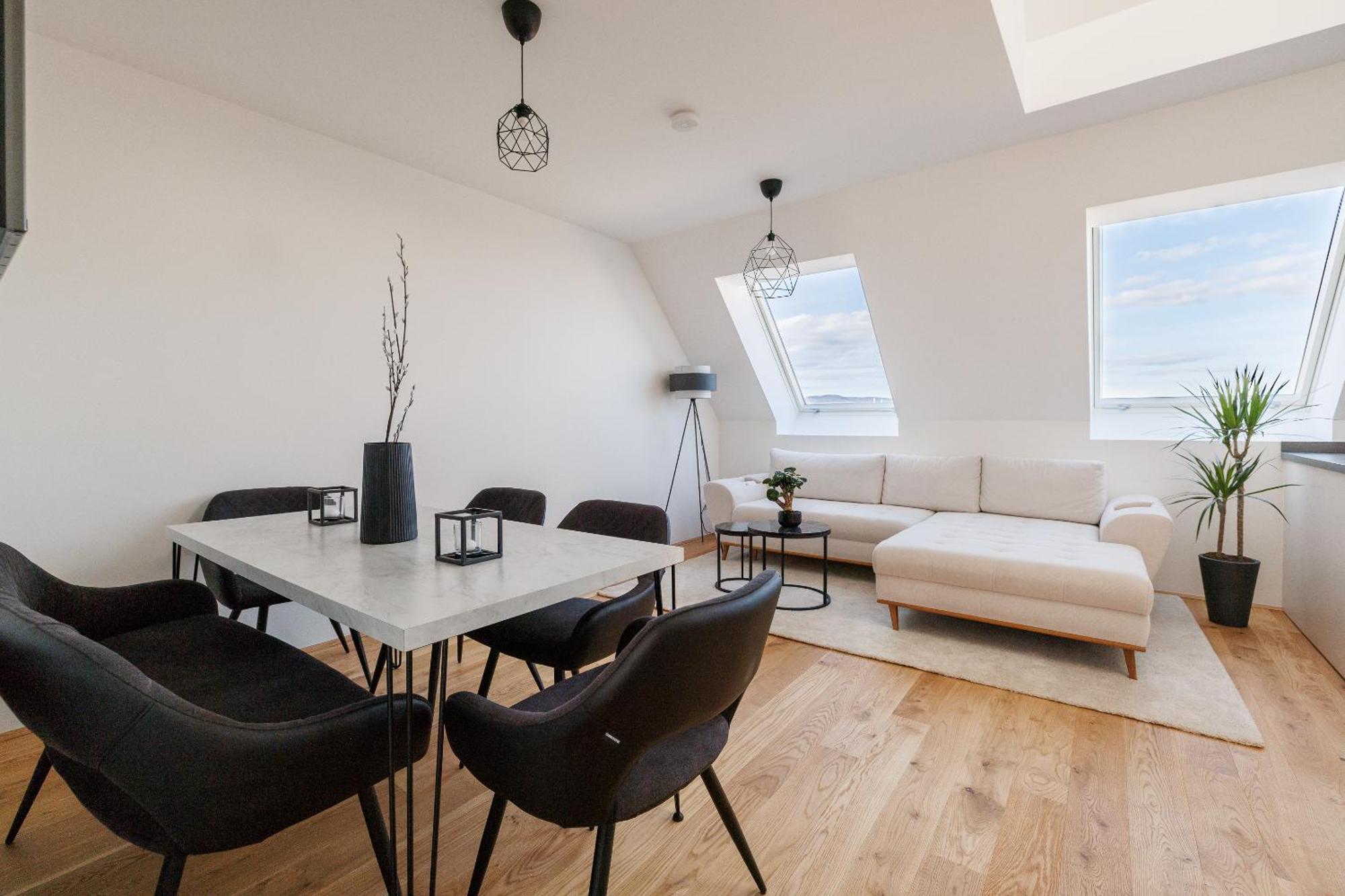 Symphony Apartments 38 - Modern Loft With Terrace And Grill In Central Location Viena Exterior foto